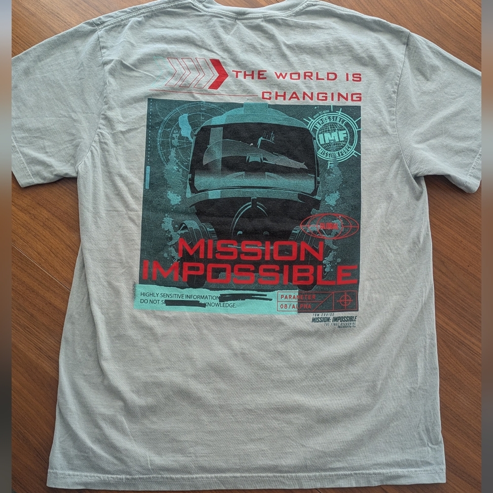 EXCLUSIVE: Mission Impossible THE FINAL RECONNING T-Shirt Rare L